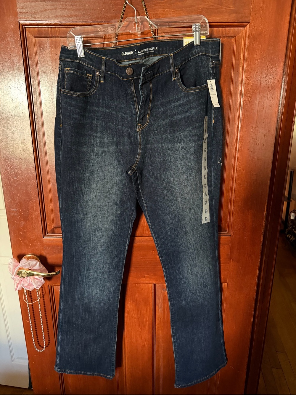 Old Navy Dark Indigo Straight-Leg Jeans